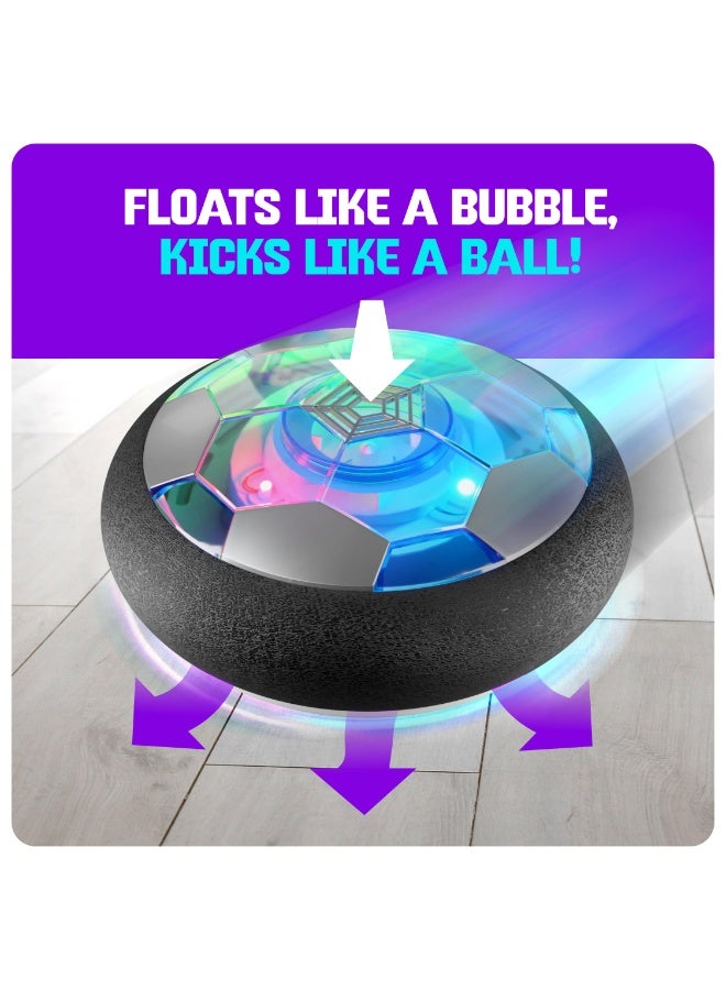 Halamodo كرة كرة سلة مضيئة تتحرك بالكهرباء، مع إضاءة وموسيقى، لعبة كرة قدم للمنزل والخارج، تدريب التفاعل بين الوالدين والأطفال، تدريب التنسيق بين اليد والعين، هدية عيد ميلاد ببراعة تكنولوجية للفتيان والبنات والبالغين، قطرها 18 سم - Image 2